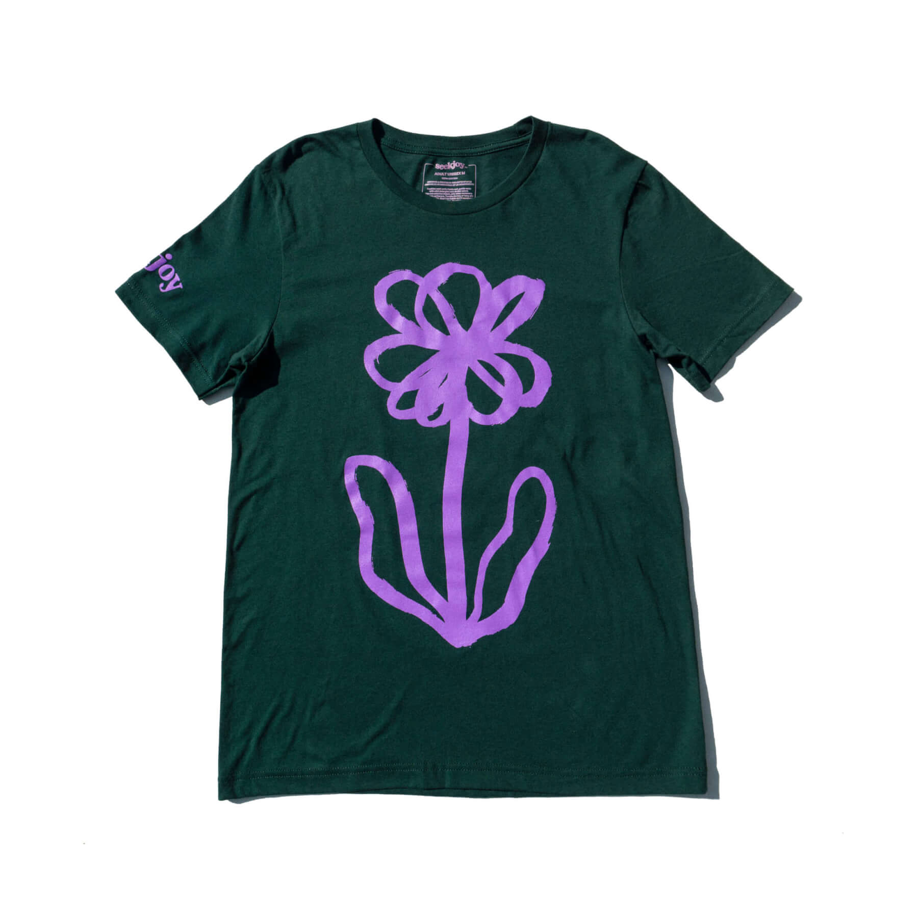 In Bloom Tee | Hand-Painted Floral Tee | seekjoy