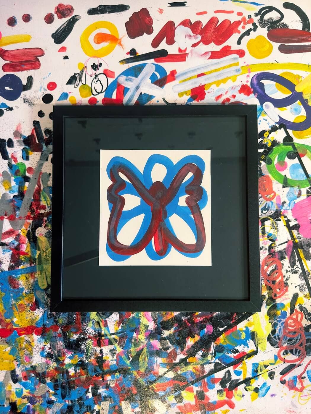 Landing | Original Framed Painting Original Art Seekjoy 