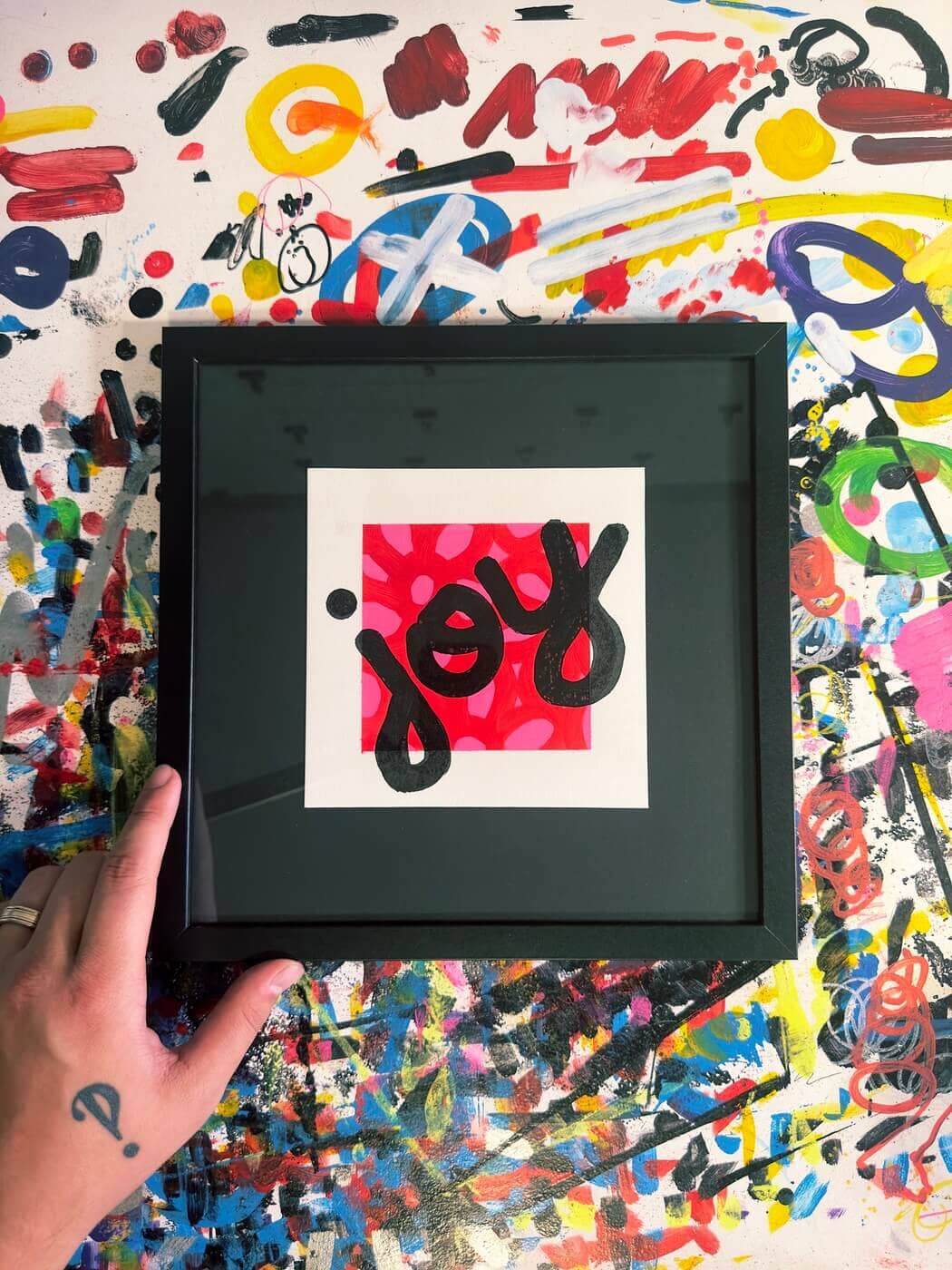 Layers of Joy | Original Framed Painting Original Art Seekjoy 