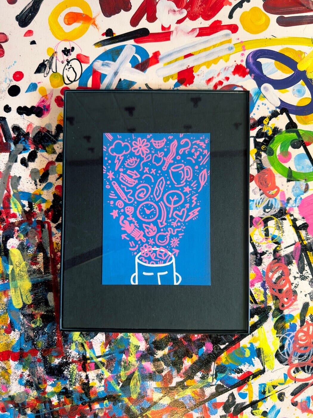 More Than The Sum | Original Framed Painting Original Art Seekjoy 