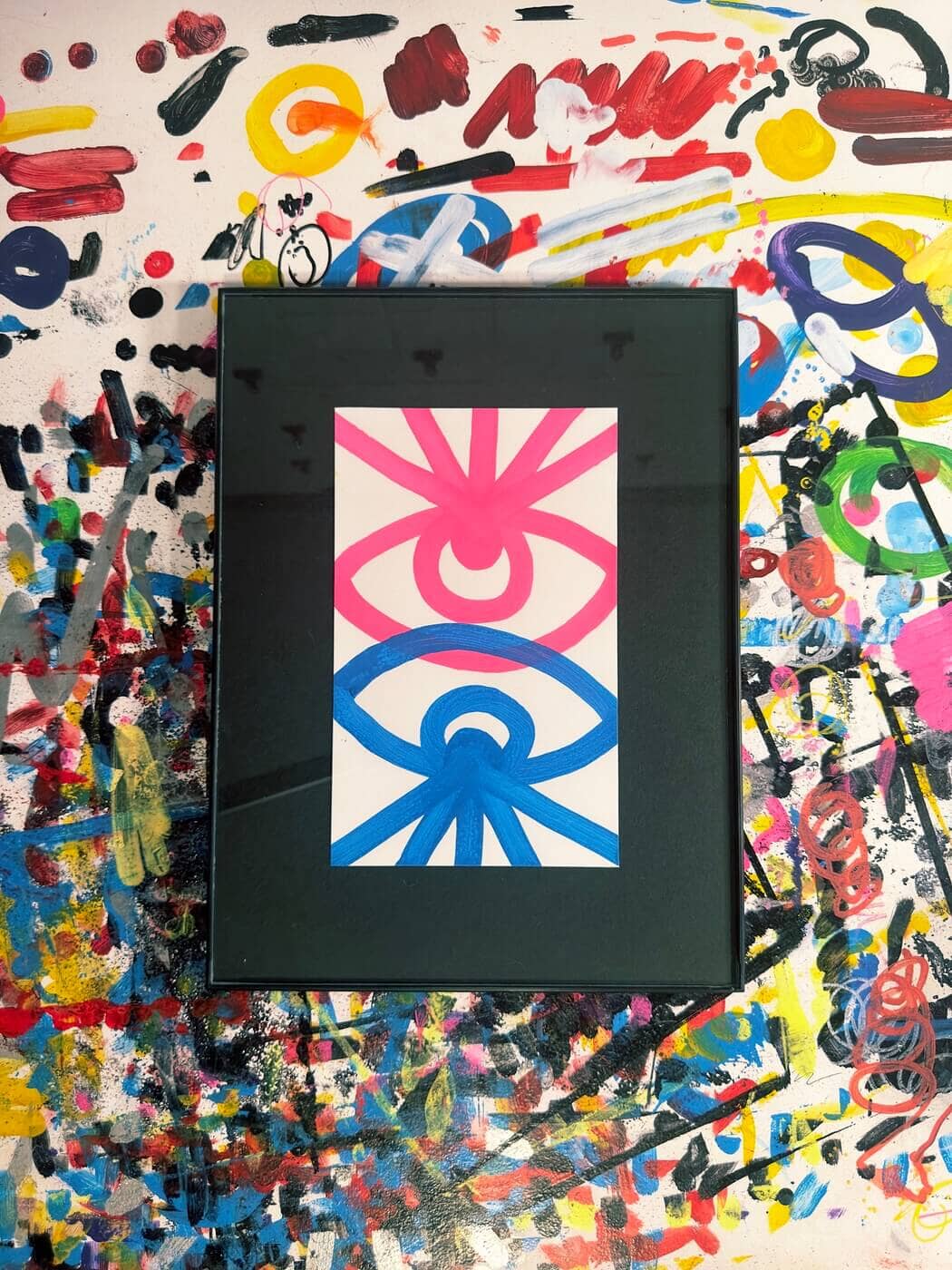 Perception | Original Framed Painting Original Art Seekjoy 