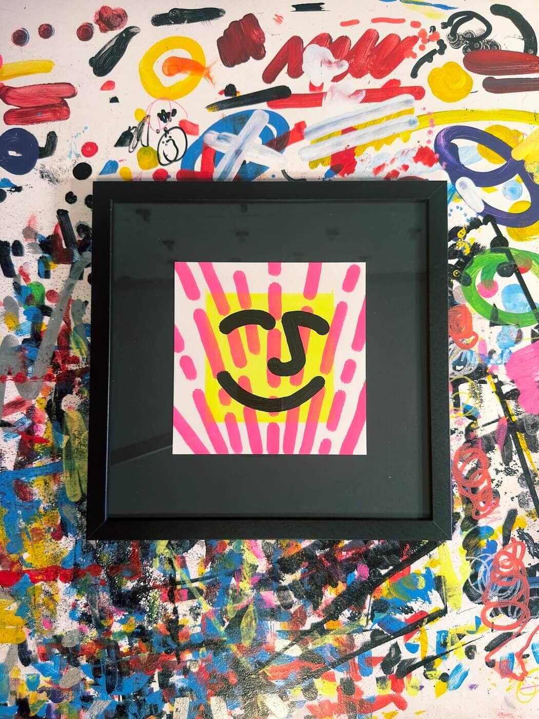 Rays of Joy | Original Framed Painting Original Art Seekjoy 