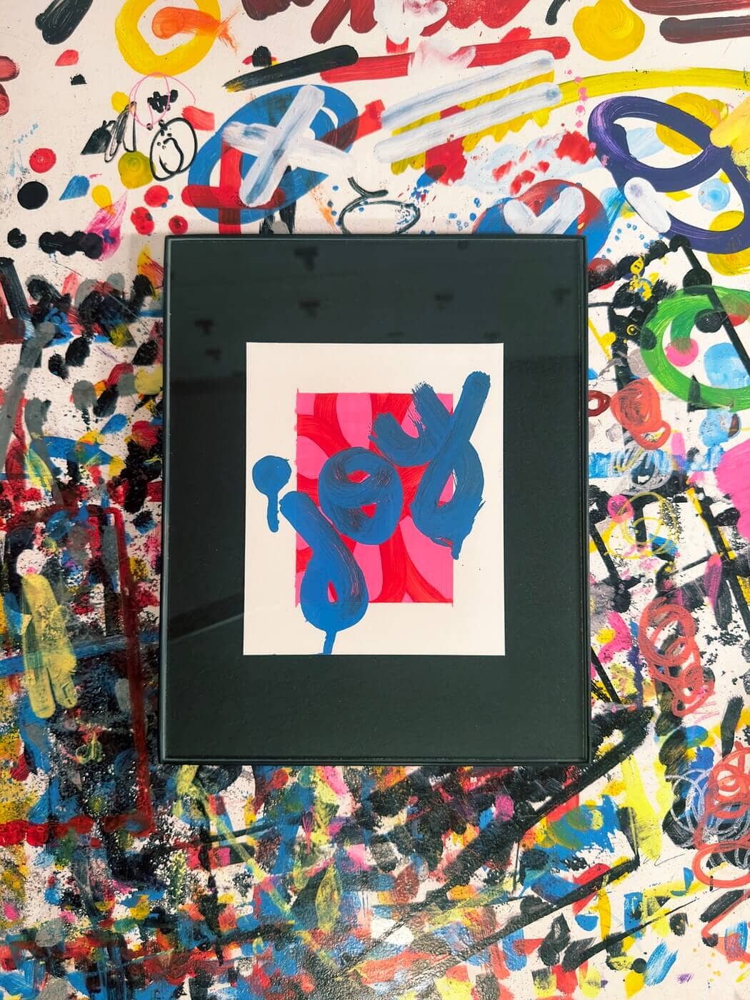 Saturated Joy | Original Framed Painting Original Art Seekjoy 